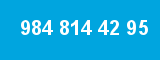 984 814 42 95 984 814 42 95